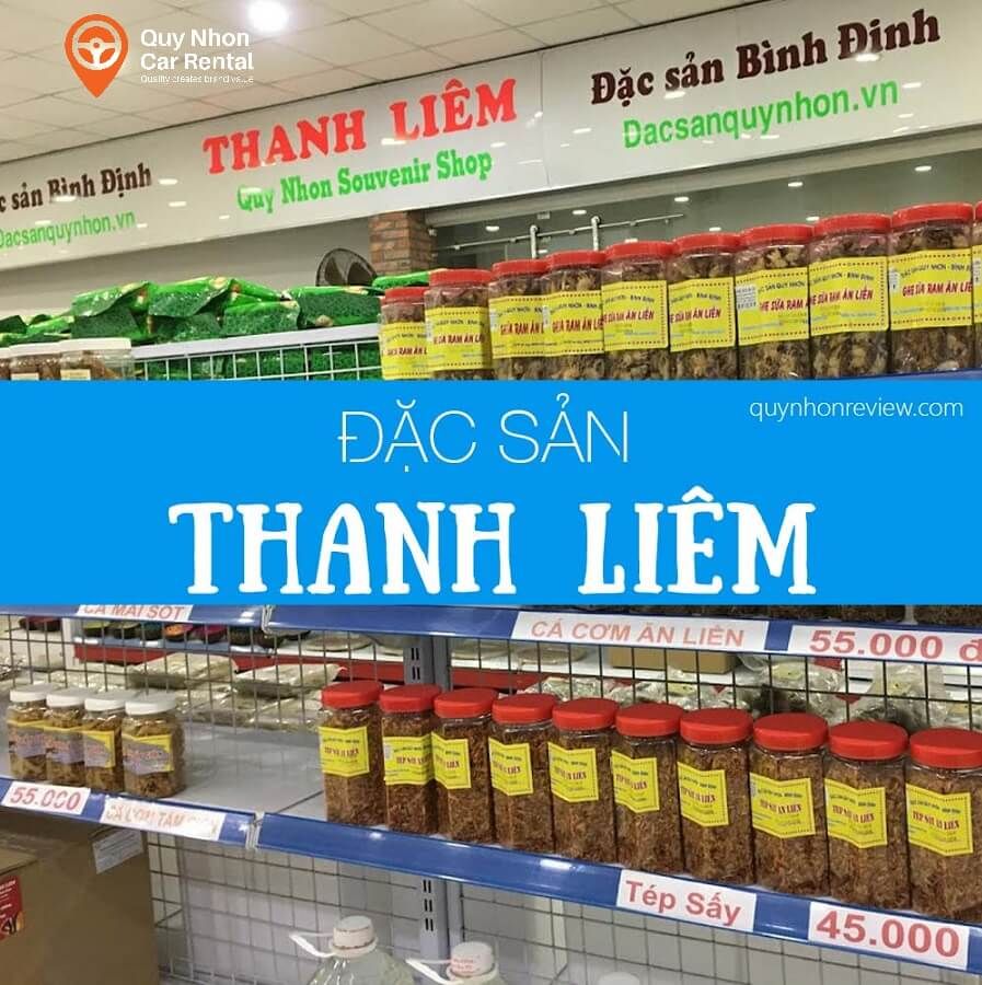 Đặc sản Quy Nhơn tại cửa hàng Thanh Liêm